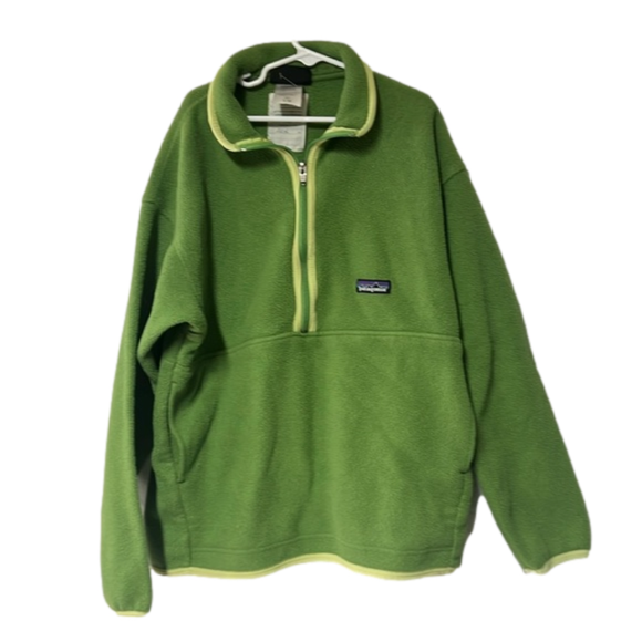Patagonia Other - Kids Patagonia Synchila 1/2 zip pullover green size L 12 warm cozy comfy